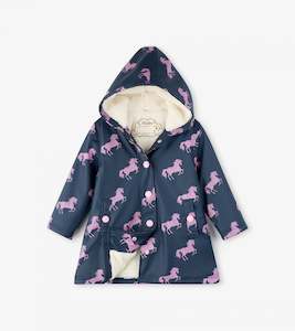 Hatley Splash Jacket - Horse Silhouettes