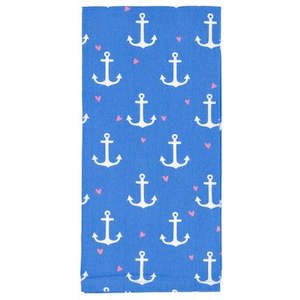 Clothing: Hatley Tea Towel - Anchors