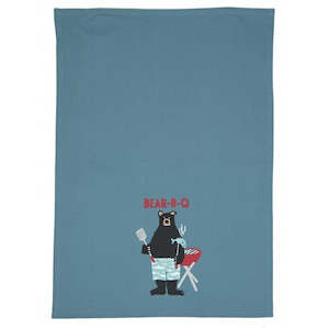 Hatley Tea Towel - Bear-B-Q