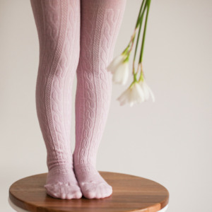 Clothing: Lamington Merino Tights - Ballerina