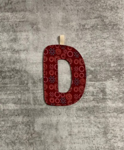 Lilliputien Alphabet Letters - D