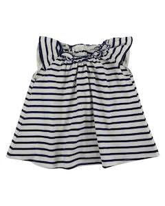 Lilly + Sid Dress - Navy/White Stripe