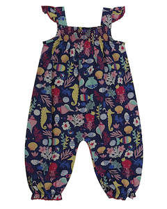 Lilly + Sid Dungaree - Sea Life