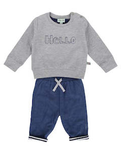 Clothing: Lilly + Sid Sweatshirt and Trousers - Hello