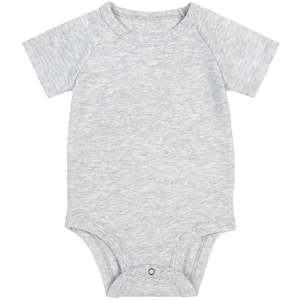 Clothing: Miles Baby Bodysuit - Heather Grey