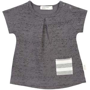 Clothing: Miles Baby Tunic - Asphalt