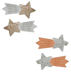 Clothing: Pink Poppy Hairclips - Shooting Star