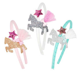 Clothing: Pink Poppy Headband - Unicorn