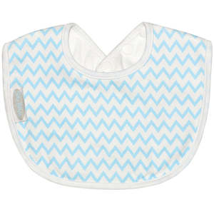 Silly Billyz Biblet - Blue Chevron