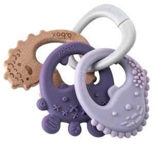 Clothing: B.Box Trio Teether - Peony Monsters