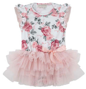 Designer Kidz Tutu Romper - Belle Floral