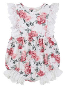 Clothing: Designer Kidz Romper - Belle Floral