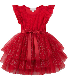 Designer Kidz My 1st Tutu - Red Sparkle