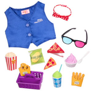 Clothing: Our Generation Dolls - Cinema Snacks