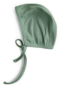 Clothing: Mushie Baby Bonnet - Roman Green