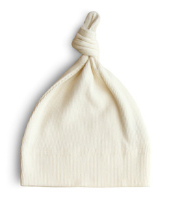 Mushie Baby Beanie -  Ivory