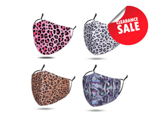 Clothing: MASKiT Adult Masks - Animal Print