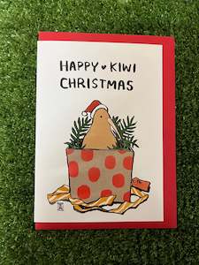 Clothing: Christmas Card - Happy Kiwi Christmas