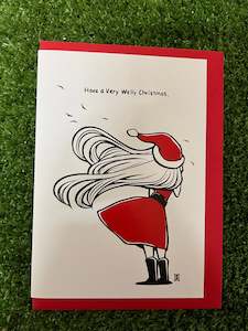 Clothing: Christmas Card - Welly Christmas