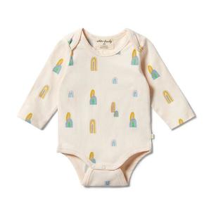 Wilson & Frenchy Envelope Bodysuit - Rainbow Mountains