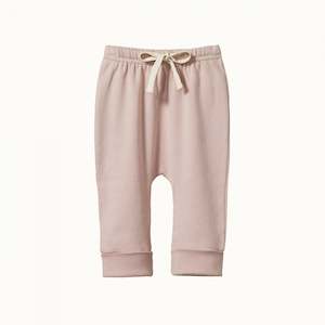 Nature Baby Cotton Drawstring Pants - Rose Bud