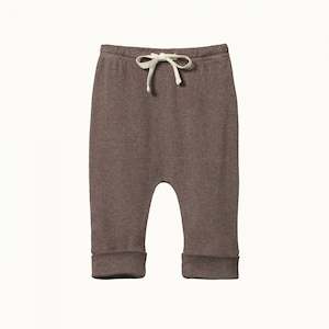 Nature Baby Cotton Drawstring Pants - Truffle Marl