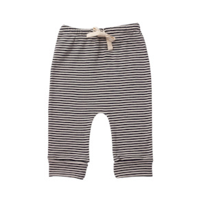 Nature Baby Cotton Drawstring Pants NAVY STRIPE