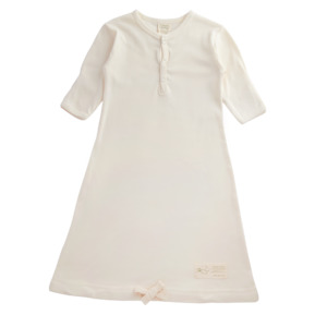 Nature Baby Cotton Sleeping Gown - Natural