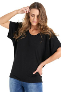 Betty Basics Maui Tee BLACK