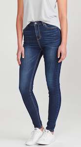 Junk Food Jean Rocker Tall New Denim -  DARK BLUE