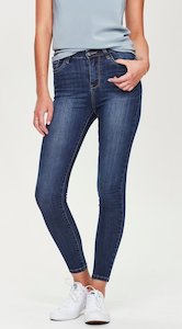 Junk Food LEXI Dark Blue Jeans - BLUE