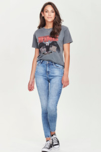 Junk Food GRACE Jeans NO RIPS - LIGHT BLUE