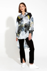 Fate & Becker Transfixed Oversized Shirt - Marble