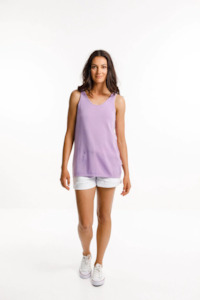 Home Lee Heather Singlet Knitted - Violet