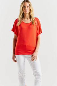 Betty Basics Maui Tee - Flame Red