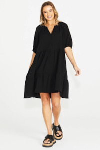 Sass Henny Dress - Black