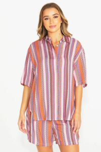 Sass Raquel Midi Dress - Aztec