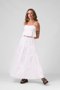 RPM Ruby Maxi Tiered Skirts