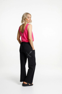 Home Lee Avenue Pants - Black w/ Matt Black X