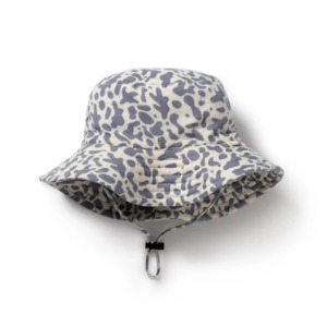 Wilson & Frenchy Blue Coral Crinkle Sunhat