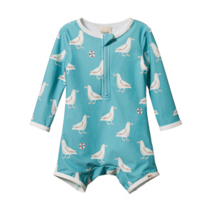 Nature Baby One Piece Bathing Trunks - Albie Print