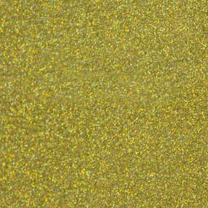 Siser Heat Transfer Vinyl - Moda Glitter 2 - Gold (A3 Sheet)