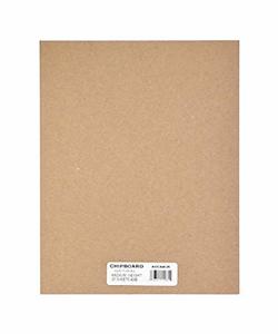 Grafix - Medium Weight Chipboard - A4 Natural (8.5x11")