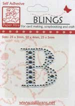 Bling Sullivans: Sullivans - Rhinestone Alphas - B