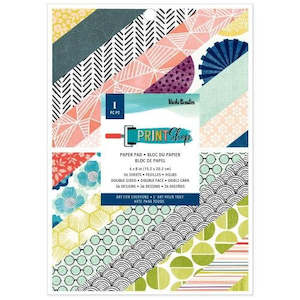 Paper Pads Packs American Crafts: Vicki Boutin - Print Shop - 6x8 Paper Pad