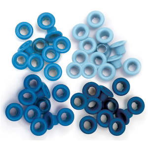 We R Memory Keepers - Standard Eyelets - Blue