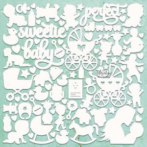 Chipboard Mintay: Mintay Chippies - Little Baby