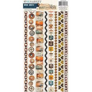 49 and Market - Rust and Revs - Washi Sheet Set (2pcs)