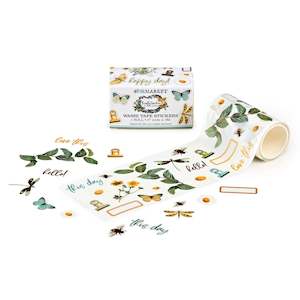 Decorative Tape 49 And Market: 49 and Market - Krafty Garden - Washi Sticker Roll