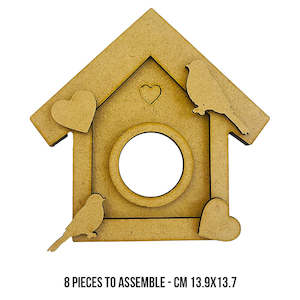 Chipboard Stamperia: Stamperia - MDF Crafty Shapes - Create Happiness Dewdrops - Nest